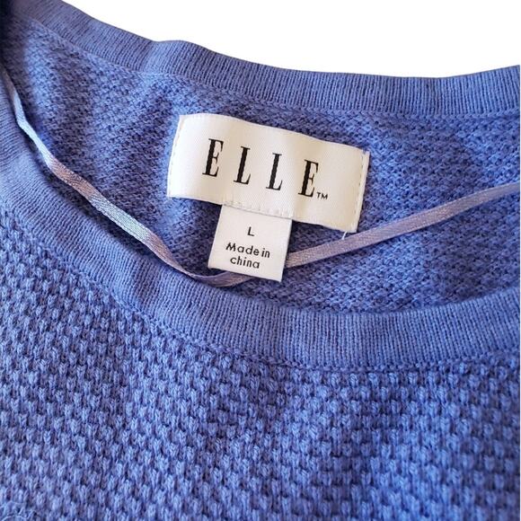 ELLE L blue, long sleeve, tee shirt - Picture 4 of 8